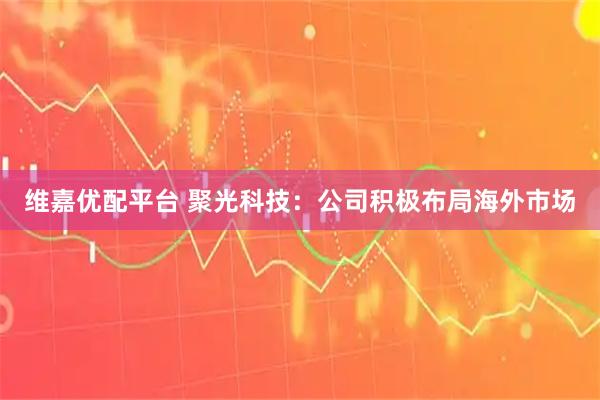 维嘉优配平台 聚光科技：公司积极布局海外市场